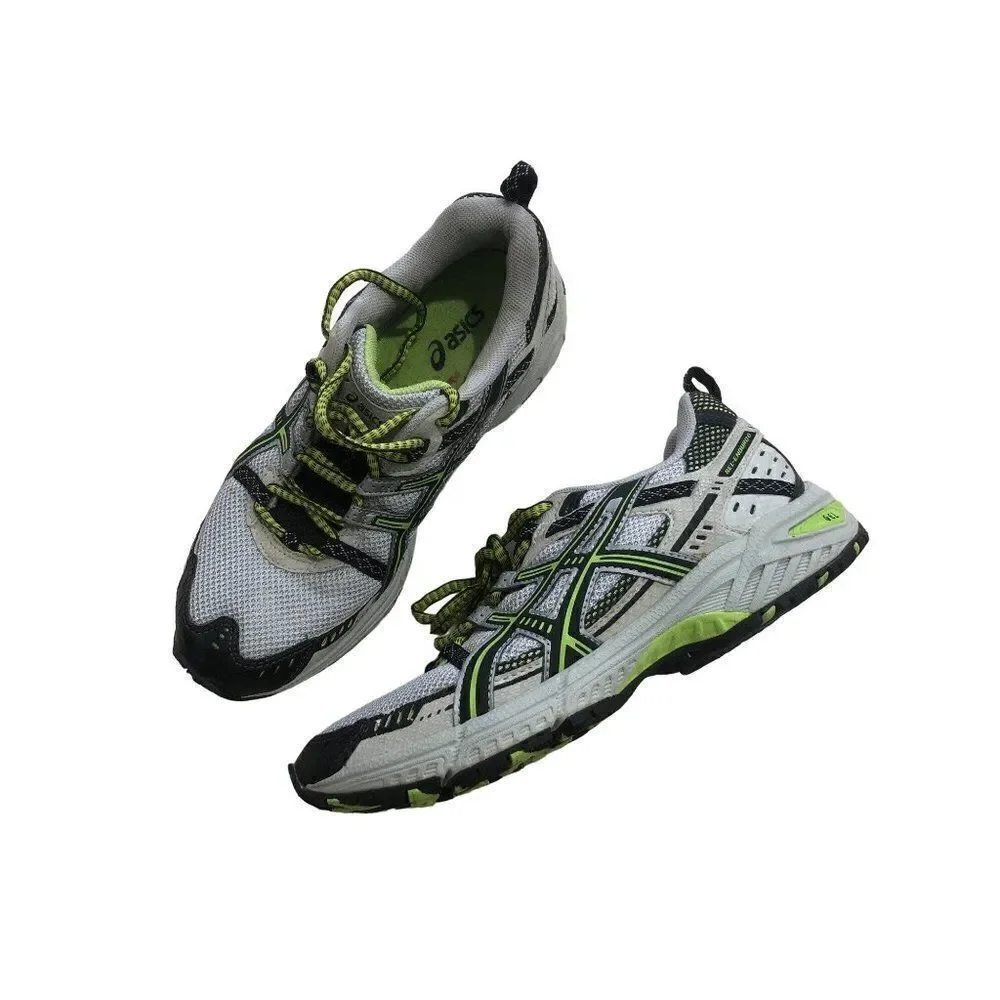 ASICS Gel Enduro 6 Lightning Raven Grey Green Womens Athletic Running Shoes 8